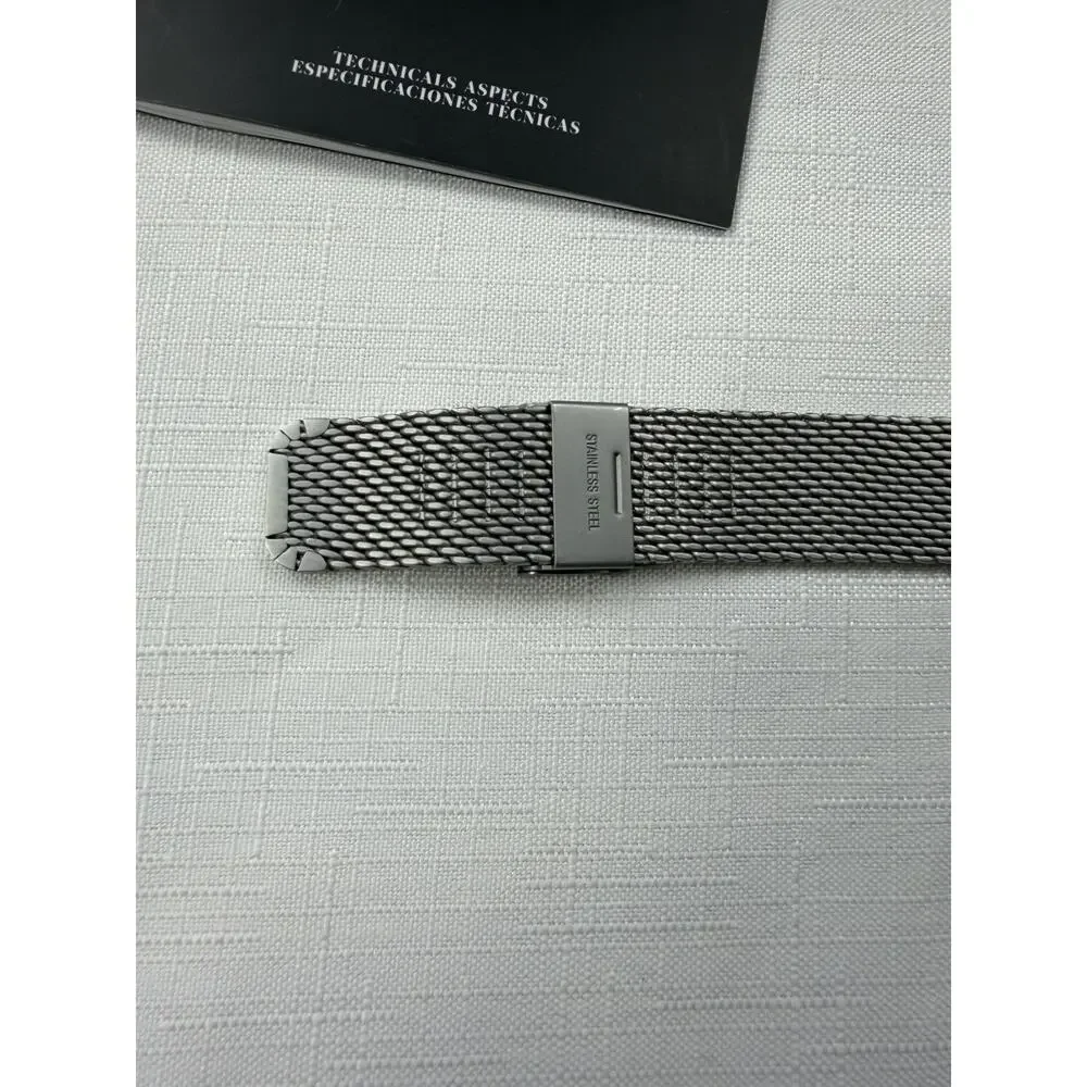 Mykonos Watches | 42 mm Men's Analogue Watch | Stainless Steel Mesh